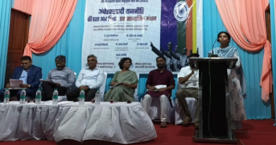 Shefali Senune, AIISCA Maharashtra Joint Secretary Addressing the audience on "The State and Direction of Ambedkarite Politics A social reflection" on Sunday at Barrister Rajabhau Khobragade Sabhagruh Kamptee Road Nagpur